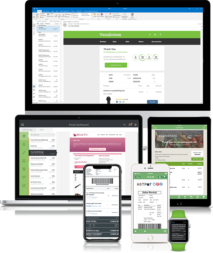 responsive-digital-email-ereceipts - TransactionTree - TransactionTree