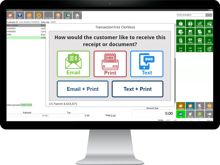 Clerkless Integration:NCR Counterpoint - TransactionTree