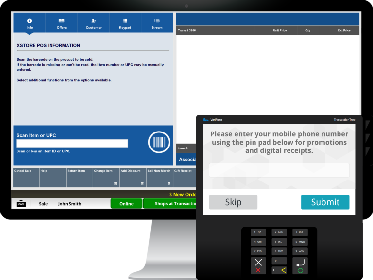 Clerkless Integration Oracle Xstore TransactionTree